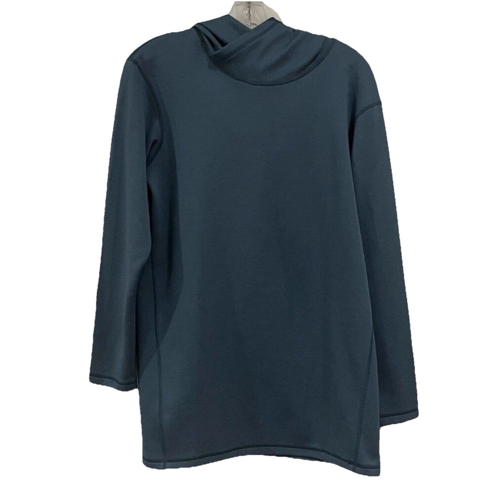 ExOfficio Women’s Teal Blue Tunic Length Hoodie Size Medium